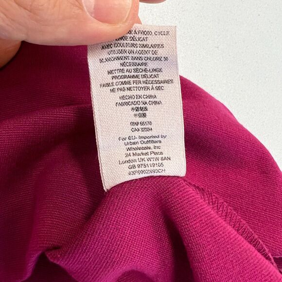 Free People Cha Cha Mini Skater Dress Womens S Small Bordeaux - Picture 10 of 13